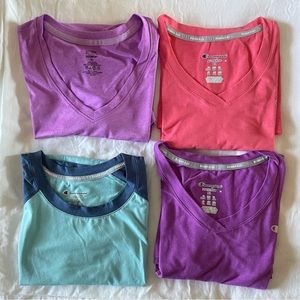 Lot of 4 Champion Athletic Shirts
